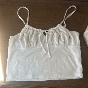 Aritzia Wilfred white cami tank